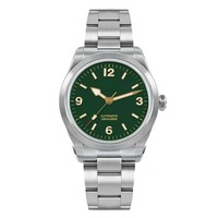 Montre Explore à Cadran Émaillé de 38mm, Logo Personnalisé, Montre-Bracelet Mécanique Automatique de Plongée, Revêtement Super Lumineux pour Hommes
