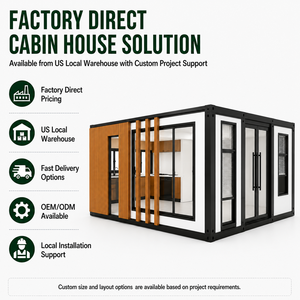 Casa Prefabricada Modular Moderna con Estructura de Acero Blanco, Doble Ala Expandible, Paredes de Panel Sándwich Aisladas, Ideal para Centros Comerciales y Hoteles en EE. UU. - Product Image 4