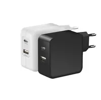 4.8 Amp סוג C 2-Port USB נסיעות מטען קיר עם מטען USB לסמסונג טלפון תקע מתקפל