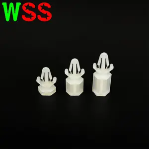 Pcb Spacer Plastic Manufacturer Nylon PCB Spacer Support 0210 Plastic Reverse Locking Circuit Board Support With Self Tapping Design