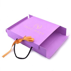 Paquetes brasileños <span class=keywords><strong>de</strong></span> encargo del pelo que empaquetan <span class=keywords><strong>la</strong></span> caja para el frente del cordón del pelo humano <span class=keywords><strong>de</strong></span> las pelucas - Product Image 3