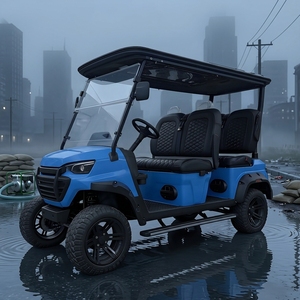 Voiturette de golf électrique 4 places avec batterie au lithium pour parcours de golf et chasse en plein air - Product Image 1