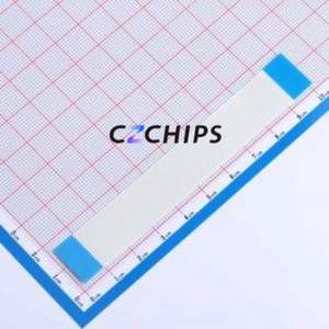 FFC-1.0-14-100-A-4-8 FFC <b>Cable</b> (Flexible Flat <b>Cable</b>) P=1mm Connector 14P 1mm 0.3mm Non-Inverting - Product Image 2