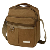 Nuevo Producto Más Vendido en Alibaba China, Estados Unidos, América y Europa 2024, Bolso Bandolera Pequeño y Simple de Lona para Hombre