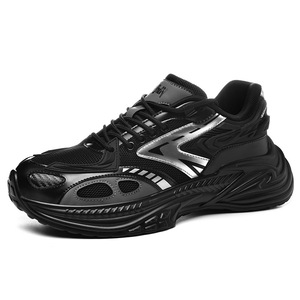 Chaussures décontractées rétro style Hong Kong pour hommes et femmes, baskets de sport multicolores à semelle épaisse, tendance, pour couple - Product Image 6