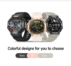 Montre connectée KC91 GPS ChatGPT AI Assistant vocal intelligent avec lampe torche, écran 1,39 pouces, étanche 3ATM, altimètre, boussole, unisexe - Product Image 5
