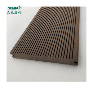 Прочный наружный композитный настил из ДПК, твердый настил из ДПК, экологически чистый настил, лидер продаж, открытый настил из ДПК, дешевая плитка из ДПК «сделай сам» - Product Image 2