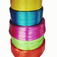 3 brins torsadés colorés PE emballage nylon corde de pêche polyéthylène et polypropylène matériel