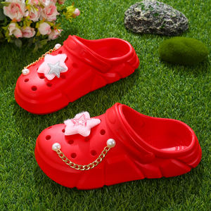 卸売りキッズ夏クログサンダル滑り止め屋外屋内ソフトソールミュールフラット付き新スタイル - Product Image 5