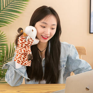 Títeres <span class=keywords><strong>de</strong></span> <span class=keywords><strong>Dedo</strong></span> <span class=keywords><strong>de</strong></span> Animales <span class=keywords><strong>de</strong></span> 25 cm, Tigre, Elefante, <span class=keywords><strong>Jirafa</strong></span>, Serie <span class=keywords><strong>de</strong></span> Dibujos Animados del Zoológico, Juguetes <span class=keywords><strong>de</strong></span> Peluche Relajantes para la Educación Temprana <span class=keywords><strong>de</strong></span> los Niños - Product Image 4