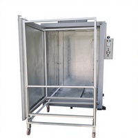 Kit complet de peinture électrostatique pour petites pièces métalliques avec ventilateur d'extraction pour cabine de peinture et four de séchage