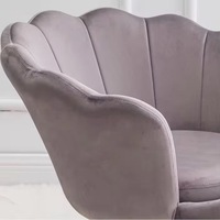 Moderner Einzelsessel Hochwertige Stoffstühle Wohnzimmerstühle Schminktischstühle