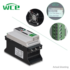 Démarreur progressif de <span class=keywords><strong>moteur</strong></span> à courant alternatif personnalisé 45KW 75KW en ligne Triple sortie sans <span class=keywords><strong>contacteur</strong></span> de dérivation 220V 380V moteurs industriels - Product Image 4