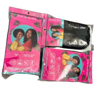 Extensiones de Cabello Afro Kinky a Granel 100g 12 Pulgadas Trama Única para Crochet, Mini Twist, Trenzas, Locs, Dreadlocks, Spring Twist - Product Image 2