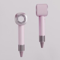 NOUVEAU Sèche-cheveux mural ionique haute vitesse personnalisé sans pales 1400W avec moteur BLDC pour usage domestique, souffleur à ions négatifs