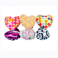 OEM Fauteuil pouf et coussins décoratifs doux et moelleux roses, en forme de cœur, pour la maison, la méditation et les couples