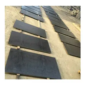 저렴한 가격 블랙 화강암 가죽 완성 된 직사각형 슬래브 타일 30X30 30X60