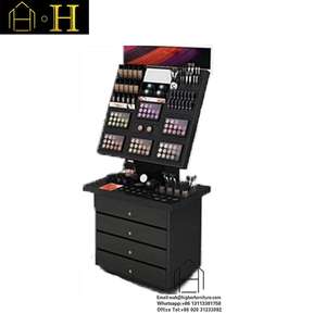 Hopping Mall Popup En Bois Blanc Rose Belle Jeunesse Fille Maquillage Cosmétiques <span class=keywords><strong>Kiosque</strong></span> Cosmétique Affichage - Product Image 4