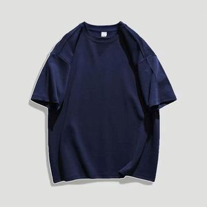 เสื้อยืดคอตตอนลำลองแบบปรับแต่งได้ ทรงโอเวอร์ไซส์ สีพื้น แต่งลายปะติด พิมพ์ลายกราฟิกสไตล์ฮิปฮอป - Product Image 6