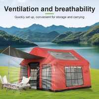 YJHOME Taille personnalisable Tente de camping gonflable étanche quatre saisons Ouverture automatique rapide Conception portable pour une utilisation en extérieur
