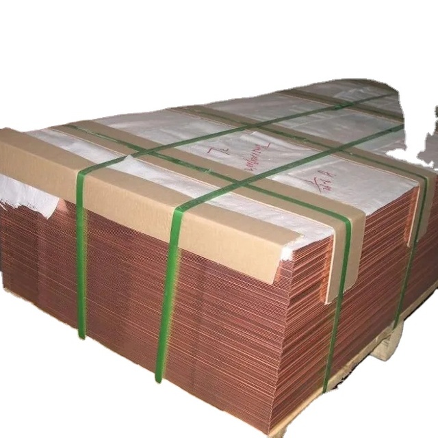 99.9% Brass Plate T2 Thick Copper Sheet/plate with Bending & Cutting Services for Decoration Industry