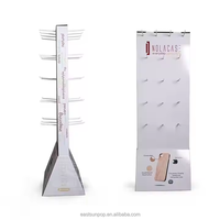 Support d'affichage de vente au détail en carton pliable moderne personnalisé pour centre commercial, chapeaux, gants, lunettes de soleil - Recyclable et polyvalent