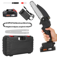 Mini Motosierra Inalámbrica de 6 Pulgadas con Batería de Litio de 21V, Grado Industrial y para Bricolaje, con Soporte Personalizado OEM, OBM y ODM