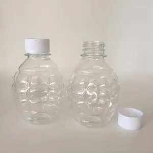 Gıda sınıfı 160ml plastik PET bomba şekilli şişe, PET içme suyu içecek su plastik şişe