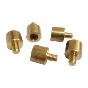 M6 X 1,0 männlichen und 3/8-16 weibliche messing runden kopf adapter