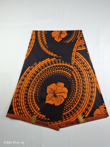 Wax 100% polyester à imprimés, tissu <span class=keywords><strong>africain</strong></span> super néerlandais, java, kanga kitenge soso - Product Image 2