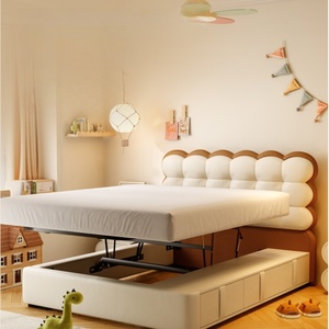 <span class=keywords><strong>Lit</strong></span> à bulles simple et moderne pour fille, princesse célèbre d'Internet avec biscuit garçon en bois - Product Image 3