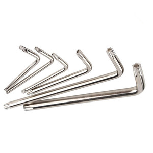 Outil à main <span class=keywords><strong>Clé</strong></span> en forme de L <span class=keywords><strong>Clé</strong></span> <span class=keywords><strong>Torx</strong></span> étoile Acier au carbone nickelé <span class=keywords><strong>Clé</strong></span> <span class=keywords><strong>Torx</strong></span> de sécurité T10 - Product Image 1