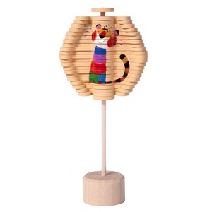 Spiraal Boom Roterende Lolly Houten <span class=keywords><strong>Fibonacci</strong></span> Sequentie Kinderen Interessant Decompressie Speelgoed - Product Image 6