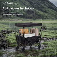 HOMFUL Vente en gros Chariots à outils pliants et résistants Chariot de camping avec auvent