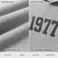 Sweat à capuche surdimensionné en coton épais 100 % pour homme, broderie personnalisée, imprimé, effet délavé, automne, vente en gros, usine en Chine
