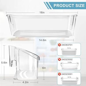 Repuesto de Estante para Puerta de Refrigerador 242126602, Compatible con Refrigeradores Frigi.daire, Reemplazo del Estante para Puerta LFSS2612TF0 - Product Image 3