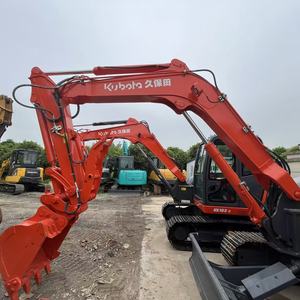 Excavatrice <span class=keywords><strong>Midi</strong></span> d'<span class=keywords><strong>Occasion</strong></span> Polyvalente, Taille Compacte et Raisonnable, KUBOTA KX080 pour la Construction Urbaine et les Travaux en Espaces Confinés - Product Image 3