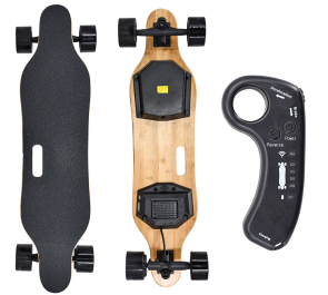 Factory Wholesale Dual Motor Electric Skateboard 600W Mini Cruiser 4000mAh 10-12KM Range OEM Custom Logo - Product Image 2