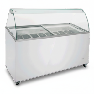 Congelador Comercial para Supermercado Klimasan de 467 L, 2 Puertas, 6 Estantes, Certificado CE, Enfriamiento por Aire, Vidrio Deslizante en Ángulo - Product Image 2