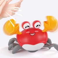 YT Wholesale Jouet pour bébé crabe électrique fuyard, animal rampant et marchant avec projection, à commande vocale et capteur