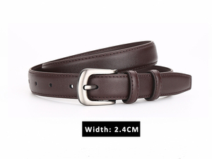 Cinturón de Cuero Genuino de Vaca con Hebilla de Aleación de Alta Gama para Chicas - Product Image 6