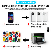Imprimante de positionnement visuel CCD A3 UV avec tête d'impression I3200 pour étui de téléphone à carte Puzzle disque optique impression CD