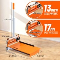 Outil efficace pour revêtements de sol en vinyle - Coupeur à guillotine silencieux et sans poussière pour bois d'ingénierie et stratifié