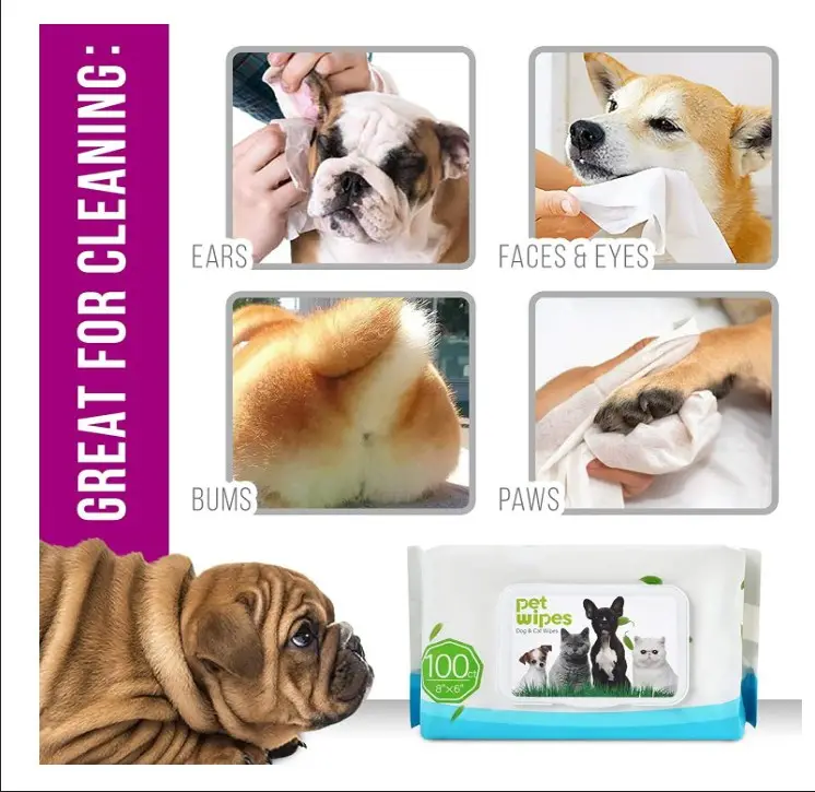 Wholesale Household Pet Grooming Wipes Wet Wipes for Cleaning and Pet Care Manufacturer's Price