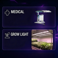 Module LED UVB 311 nm, source de lumière UVB à bande étroite violette, équipement de photothérapie médicale pour le psoriasis, le vitiligo, la dermatite atopique