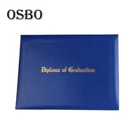 Carpeta de Documentos Azul Rey, Lisa, para Certificados de Premios de 8.5*11 o A4