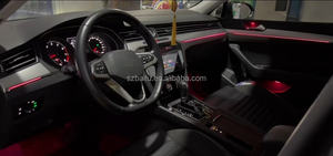 Actualización blanca 64 colores iluminación Interior del coche Kit de luz ambiental del coche para Volkswagen Golf7 VW Magotan <span class=keywords><strong>Tiguan</strong></span> Touareg luz ambiental - Product Image 4
