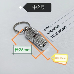 Étiquette d'identification pour animaux de compagnie en alliage, anti-perte, pour collier de chat ou de chien, petite, moyenne, grande taille - Product Image 3