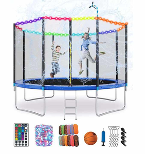Bán Hàng Cao Giá Rẻ 6-16ft Ngoài Trời Gia Đình Sân Lớn Trẻ Em Nhảy <span class=keywords><strong>Trampoline</strong></span> Nhảy Giường Trampolines Với Cổ Cọc, Ánh Sáng, Phun Nước - Product Image 1