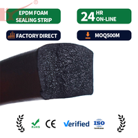 Bande d'étanchéité en mousse EPDM noire Kaixuan KX, résistante aux intempéries, insonorisante, haute performance, anti-âge, pour portes automobiles